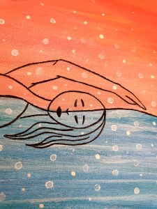 Swimming in 4 elements